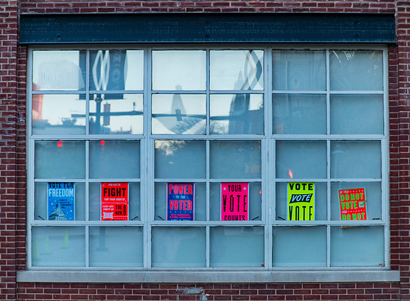 Power of the Voter window signs