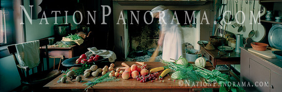 Working  Woman at Colonial Kitchen
