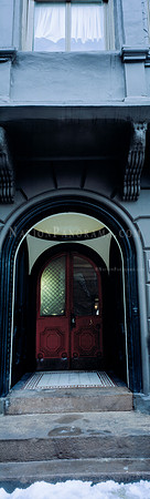 Entrance to Victorian Building