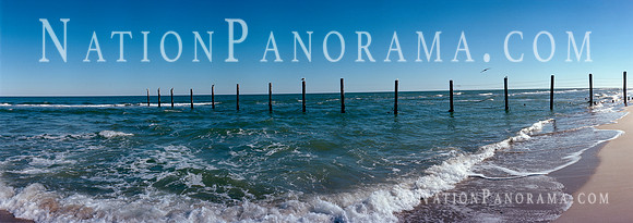 Maryland-Virginia  Border at Assateague Island