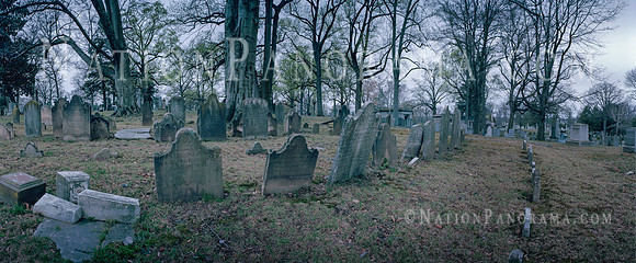 Old Tombstones at Cemetery