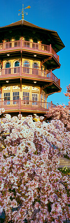 The Pagoda at spring. Patterson Park, Baltimore