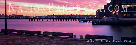 Colorful Sunset at Pier
