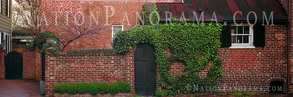 Brick Wall wit Garden Gate